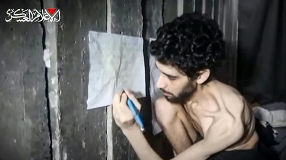 Videos von ausgehungerten Geiseln im Gazastreifen sorgen für Entsetzen