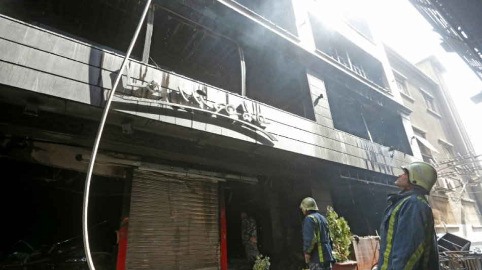 Syrie: l'incendie d'un centre commercial fait 11 morts à Damas
