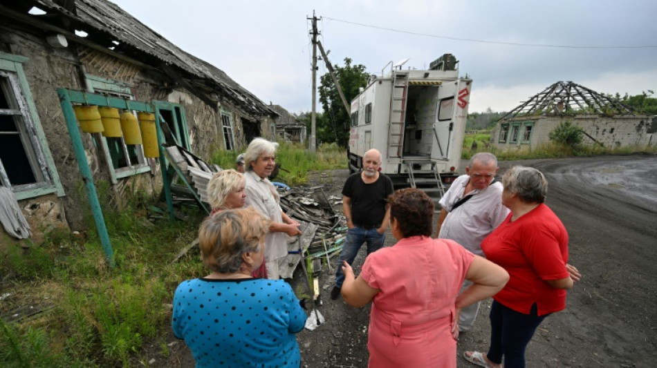 Apr&egrave;s l'occupation russe, le ressentiment d'une villageoise de l'est de l'Ukraine
