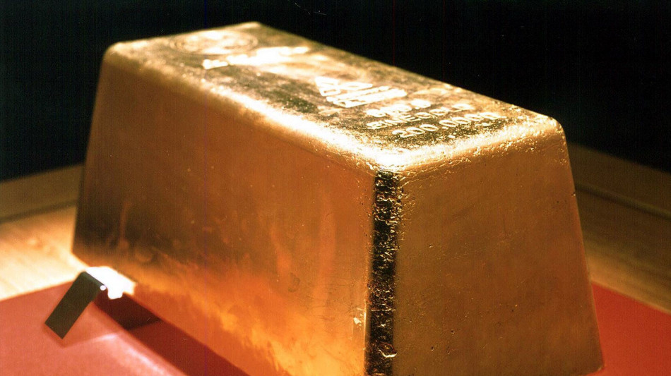 L'oro &egrave; in ribasso a 3.356,19 dollari l'oncia