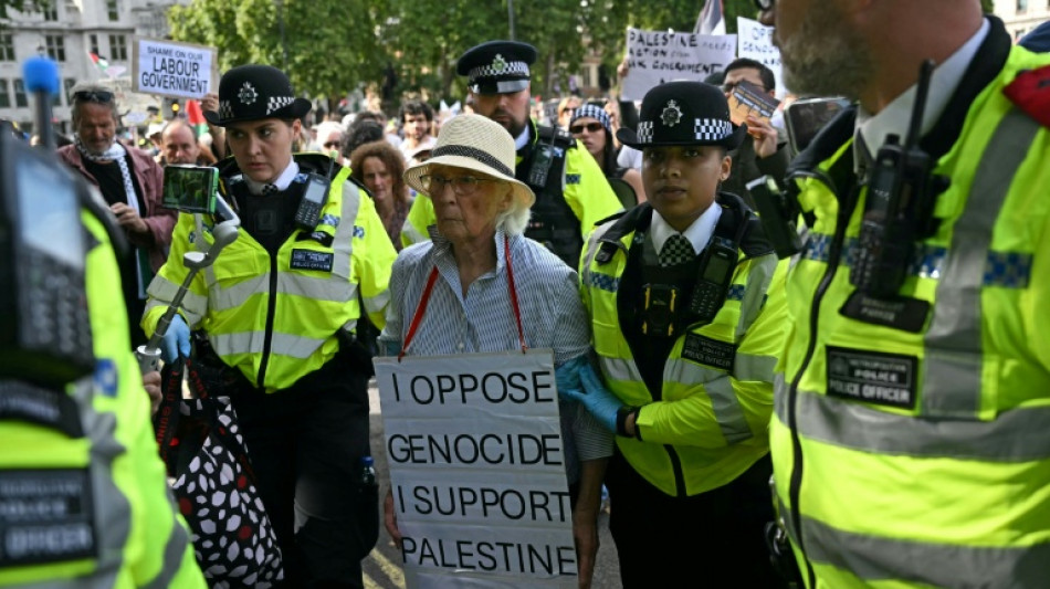 Plus de 400 arrestations &agrave; Londres &agrave; un rassemblement de soutien &agrave; Palestine Action