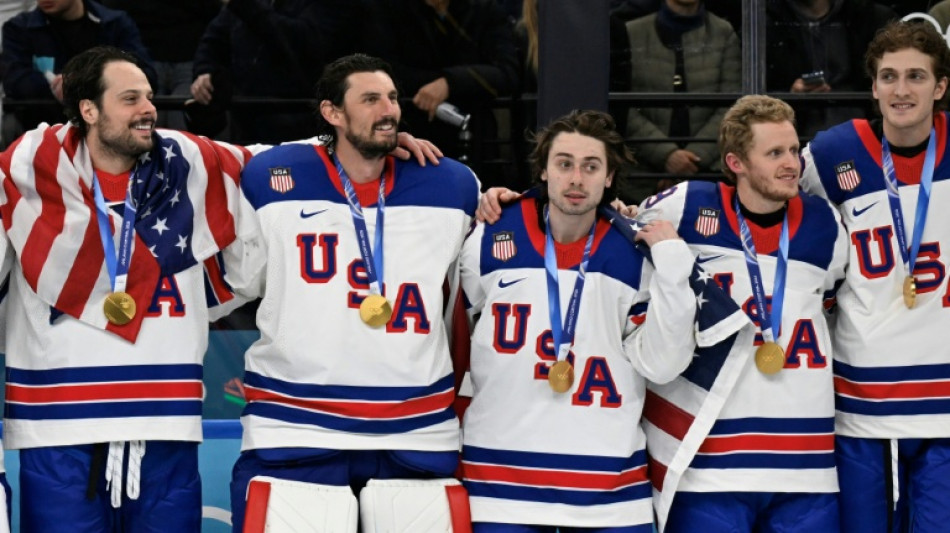 USA win men's Olympic ice hockey gold for first time since 1980