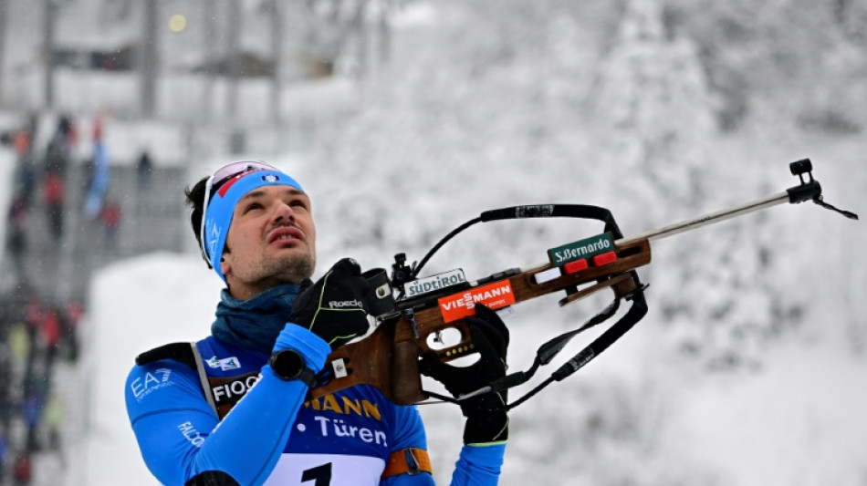 Biathlon: l'Italien Giacomel remporte la poursuite &agrave; Oberhof, les Fran&ccedil;ais hors podium