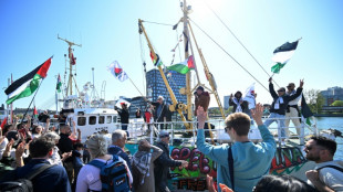 Un buque que se dirige hacia Gaza hace una escala en Malmö en plena gala de Eurovisión