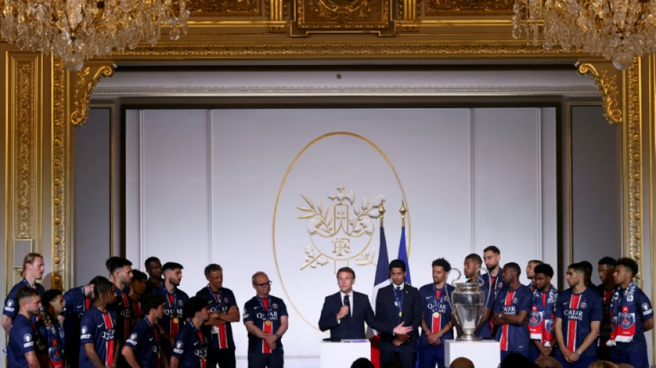 Macron condemns 'unacceptable' violence during football celebrations