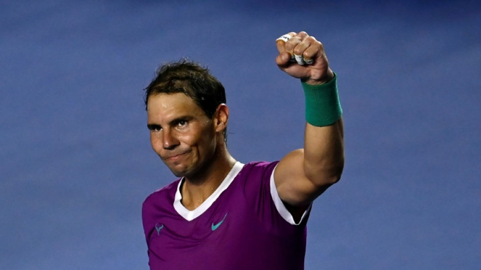 ATP: Nadal gagne à Acapulco son premier match depuis son titre en Australie