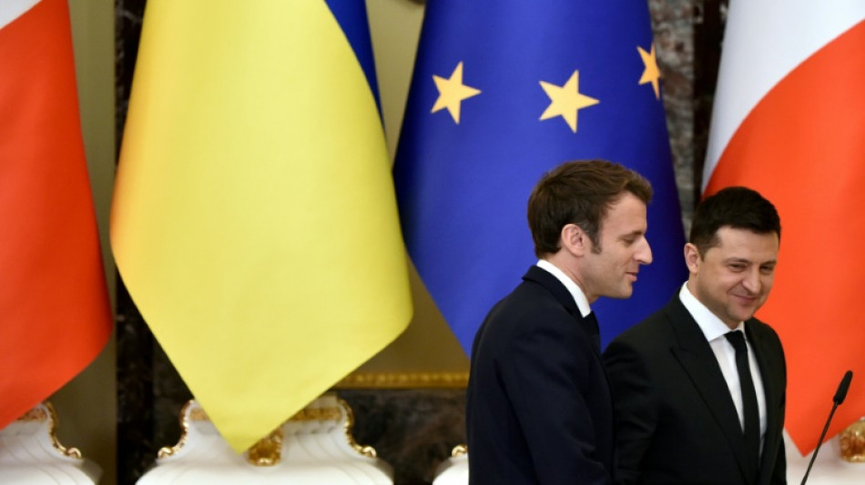 La crisis en Ucrania, el último escollo de Macron en la campaña presidencial en Francia