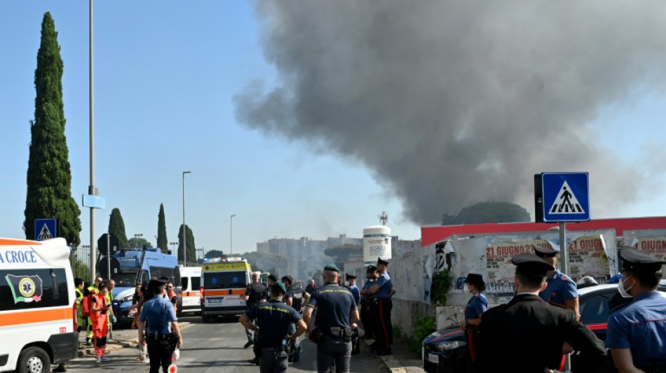 Plus de 40 bless&eacute;s dans l'explosion d'une station-essence &agrave; Rome, entendue &agrave; travers toute la ville