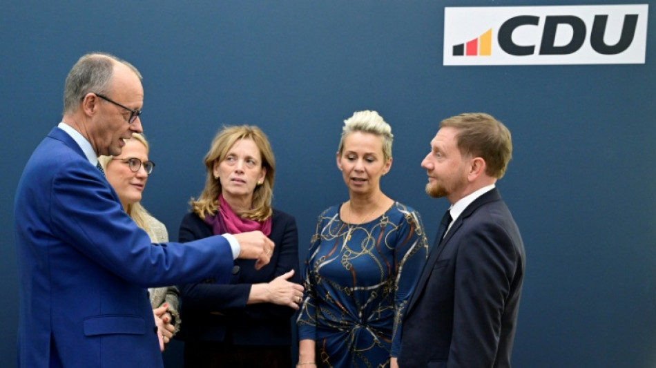 Avant une super ann&eacute;e &eacute;lectorale, Merz promet la guerre &agrave; l'extr&ecirc;me droite