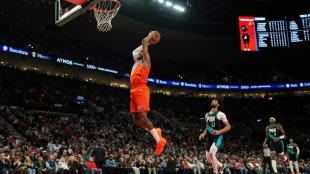 Thunder hold off Blazers to avenge lone defeat of NBA season