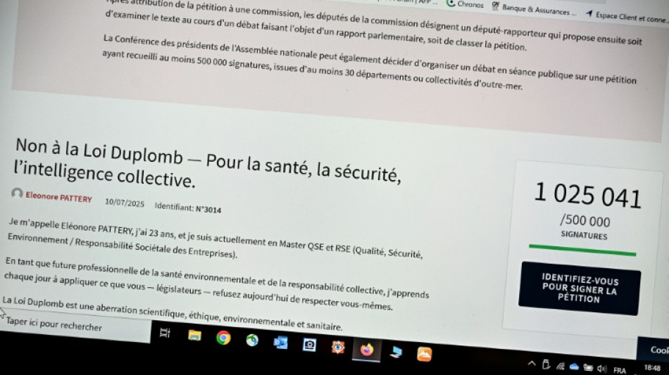 Loi Duplomb: face au succ&egrave;s de la p&eacute;tition, le gouvernement "disponible" pour un d&eacute;bat 