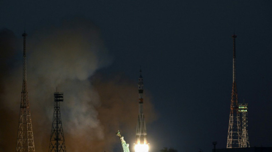American, Russians blast off for ISS as war rages in Ukraine
