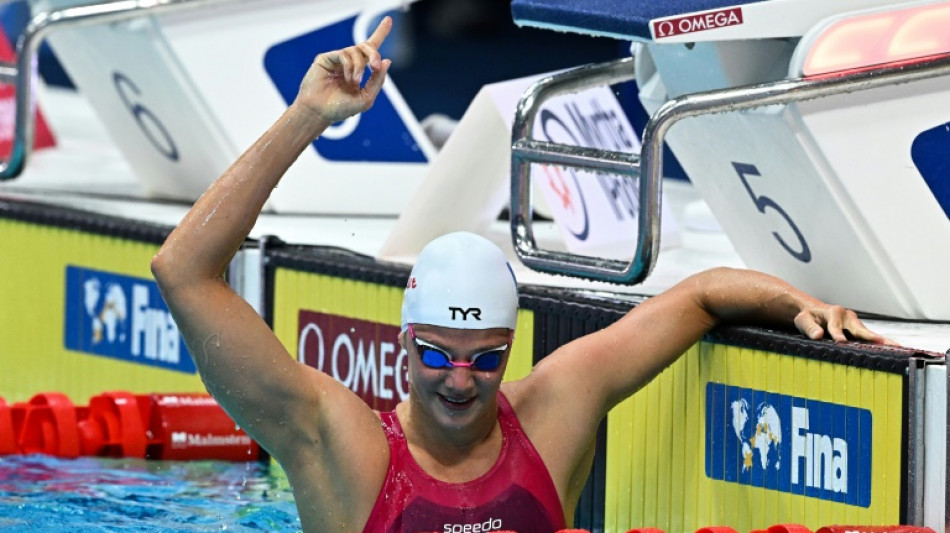 Natation: Marie Wattel en argent et "excit&eacute;e pour la suite"