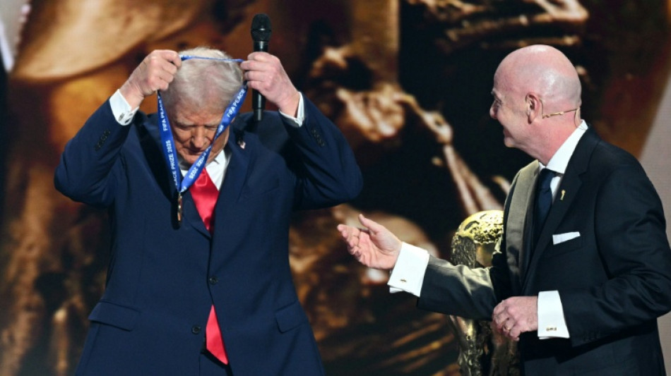 Trump all smiles as he wins FIFA's new peace prize