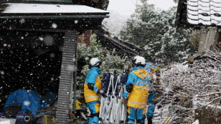 S&eacute;isme du Nouvel An au Japon: le bilan s'alourdit &agrave; 161 morts, la neige perturbe les secours