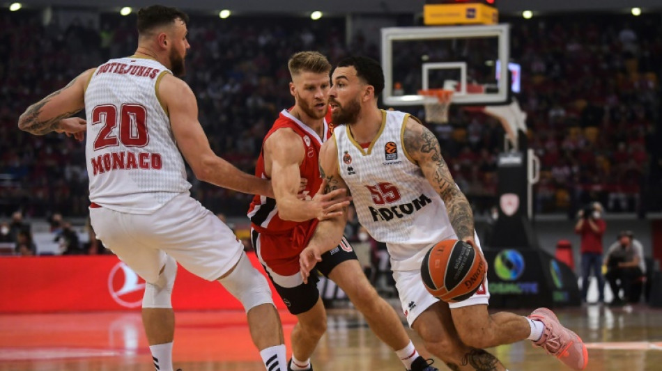 Basket: Monaco avec l'avantage du terrain face à l'Olympiakos en quarts d'Euroligue