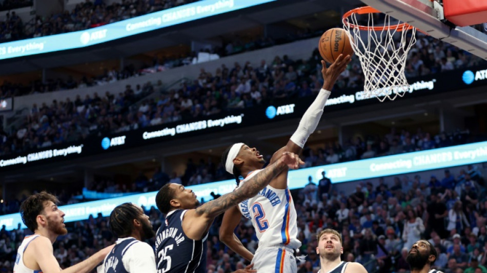 NBA: OKC &eacute;galise contre Dallas, Boston prend le large
