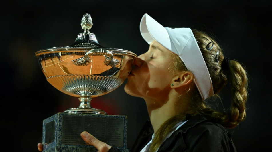 Tennis: Elena Rybakina sacrée à Rome après l'abandon d'Anhelina Kalinina