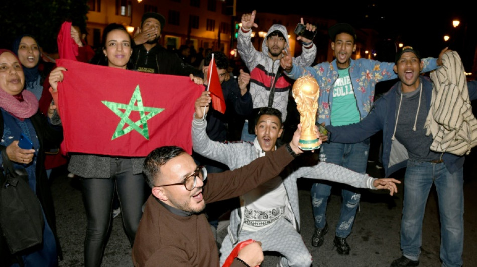 Mondial-2022: les Marocains fous de joie apr&egrave;s un exploit "historique"