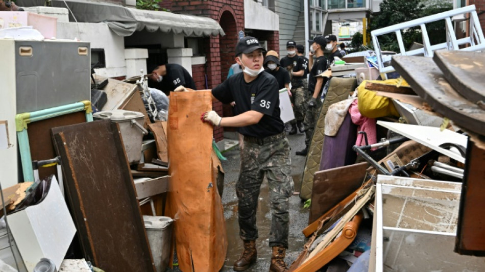 Sube a once el número de muertos por las inundaciones en Corea del Sur