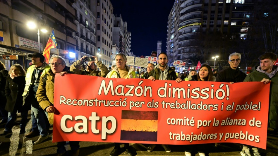 Milhares se manifestam em Val&ecirc;ncia contra atua&ccedil;&atilde;o das autoridades nas inunda&ccedil;&otilde;es de outubro