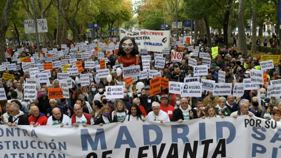 Espagne: 200.000 manifestants &agrave; Madrid pour d&eacute;fendre le syst&egrave;me de sant&eacute; de la capitale 