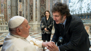 Vatican: premier face &agrave; face entre le pr&eacute;sident argentin Javier Milei et son compatriote le pape Fran&ccedil;ois