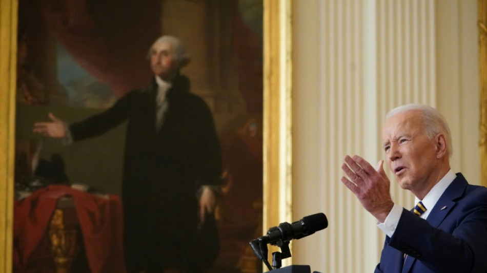 Biden defiende proyecto de obras p&uacute;blicas en su primer aniversario en la Casa Blanca