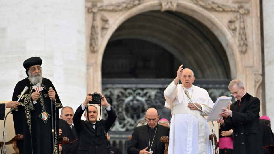 Deux papes au Vatican: Fran&ccedil;ois re&ccedil;oit le patriarche copte Tawadros II
