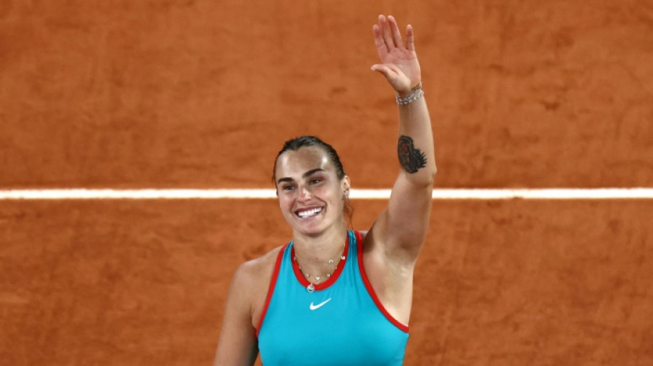 Roland-Garros: Sabalenka s'offre sa premi&egrave;re finale, la France attend Boisson