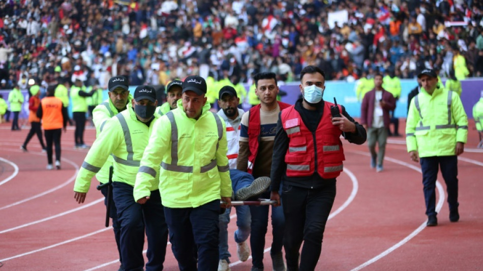 Un muerto y "decenas" de heridos en una estampida frente a un estadio en Irak
