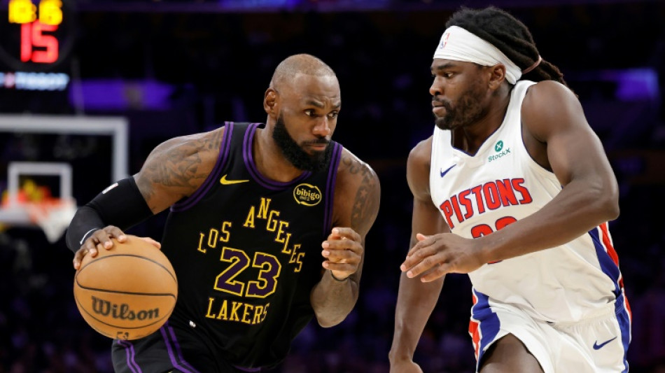 NBA: Detroit renoue avec le succ&egrave;s et g&acirc;che le 41e anniversaire de LeBron James