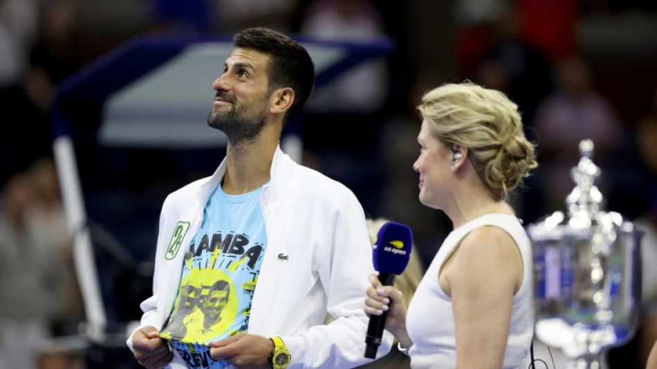 Djokovic homenageia Kobe Bryant com 24&ordm; Grand Slam: 'Me ajudou muito'