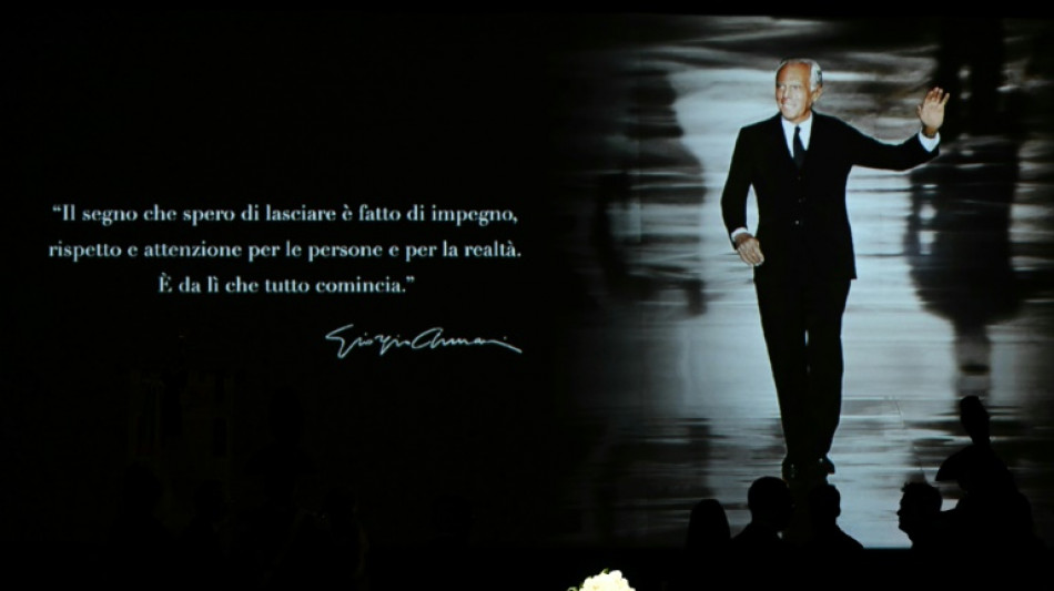 Giorgio Armani será inhumado el lunes en la intimidad familiar