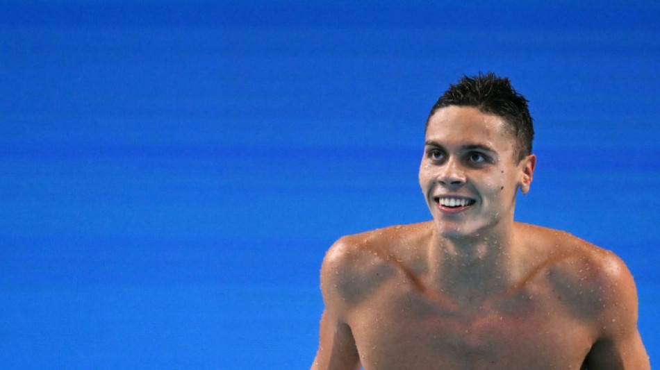 Natation: le Roumain David Popovici champion du monde du 100 m nage libre, Grousset 7e