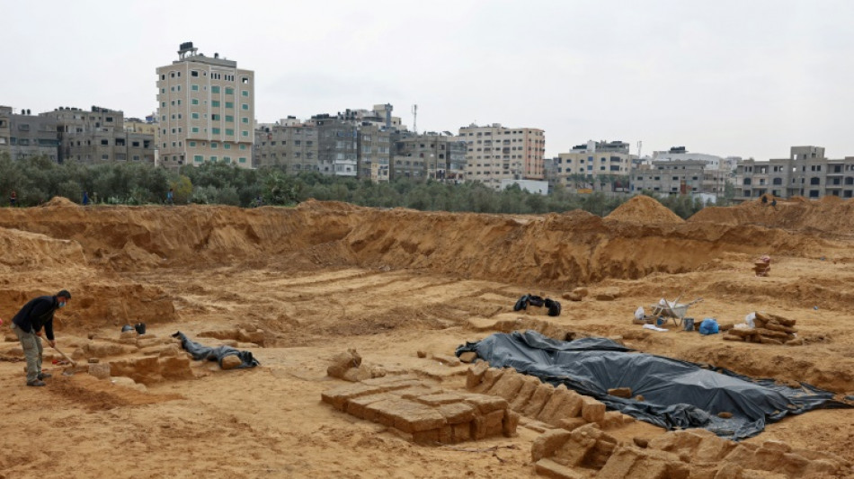 Gaza construction workers find 31 Roman-era tombs