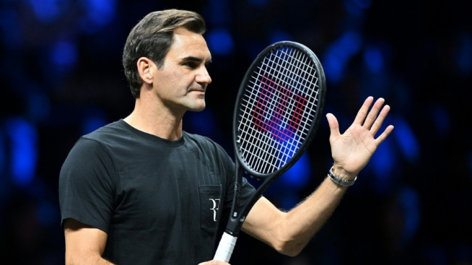Federer bids emotional farewell to tennis at Laver Cup