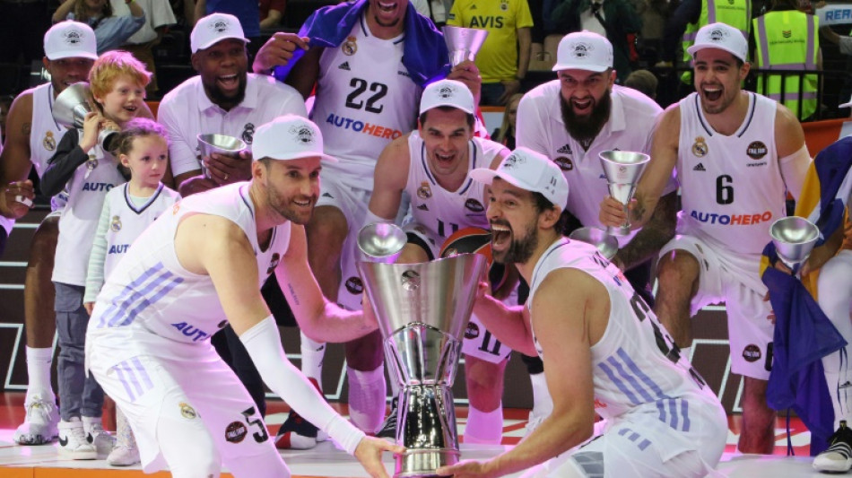 Basket: le Real Madrid, roi d'Europe pour la 11e fois et du suspense