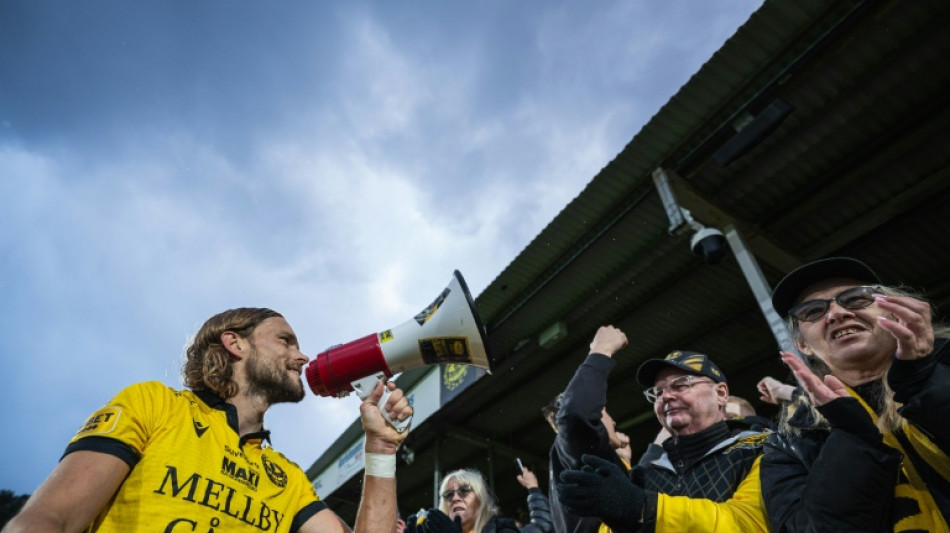 En Su&egrave;de, Mj&auml;llby jubile apr&egrave;s son titre de champion de foot