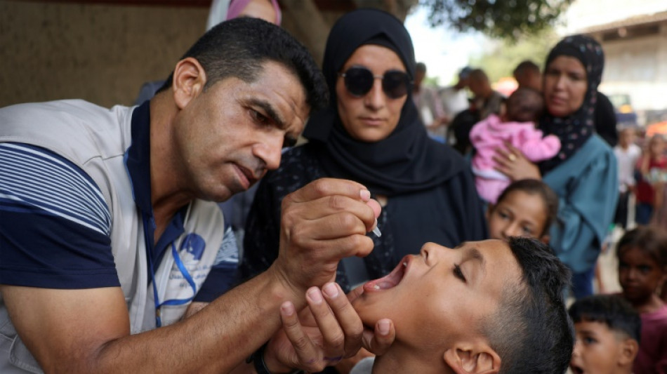 Meta inicial de vacina&ccedil;&atilde;o de crian&ccedil;as contra poliomielite em Gaza foi superada, diz OMS