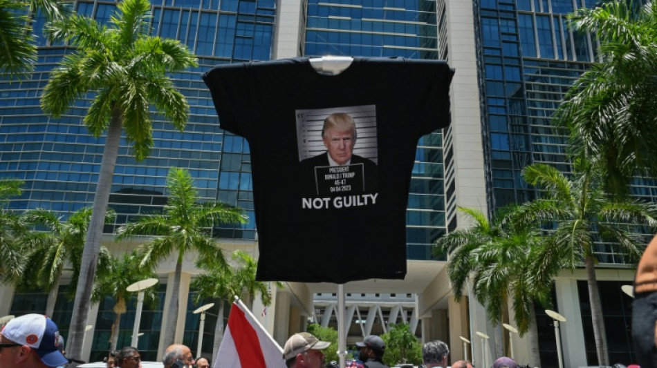 Angeklagter Trump zu Gerichtsanhörung in Miami eingetroffen