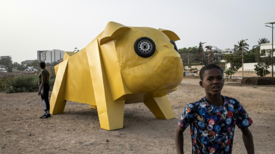Senegal festival brings contemporary African art to the streets