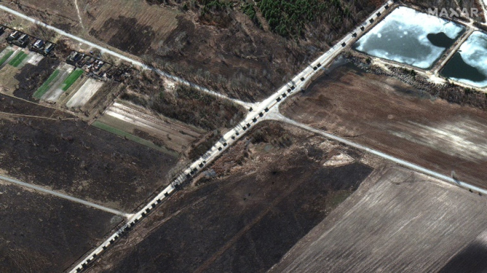 Inmenso convoy militar ruso es captado cerca de Kiev por imágenes de satélite