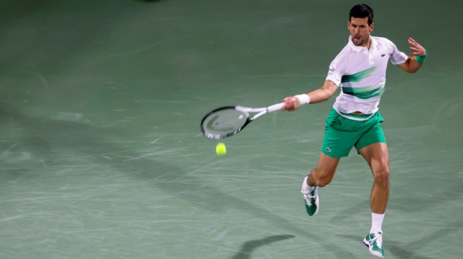 Tennis: Djokovic sans souci face à Musetti à Dubai pour son retour à la compétition