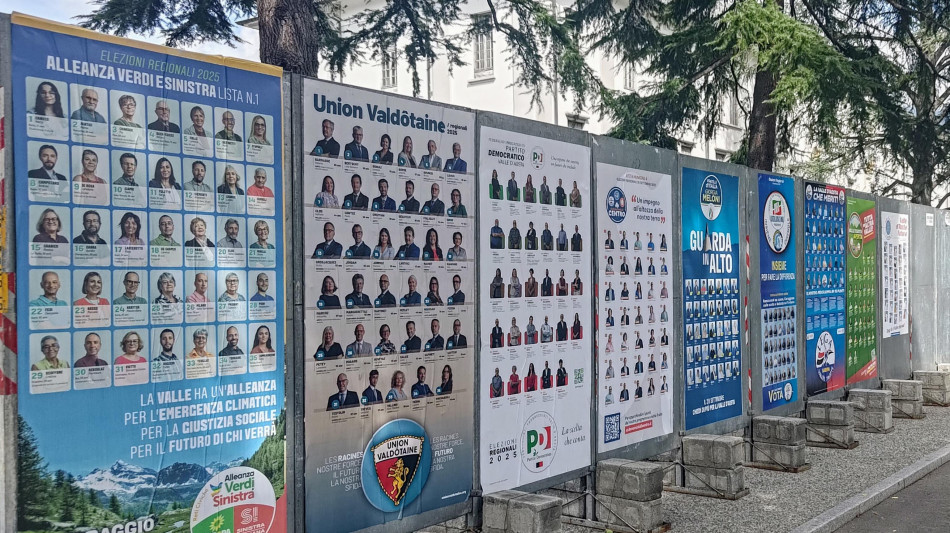 ++ Regionali: in Valle d'Aosta, alle 19 ha votato il 51,01% ++