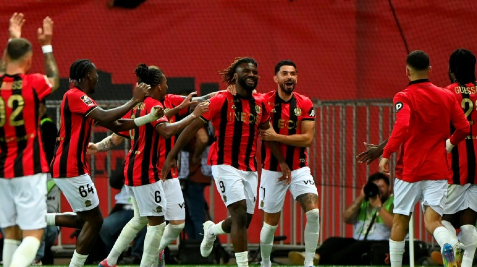 Ligue 1: Nice atomise Brest et s'offre un tour pr&eacute;liminaire de Ligue des champions 
