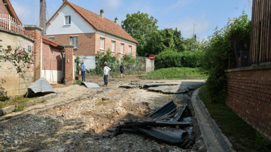 Somme: des coul&eacute;es de boue provoquent d'importants d&eacute;g&acirc;ts mat&eacute;riels