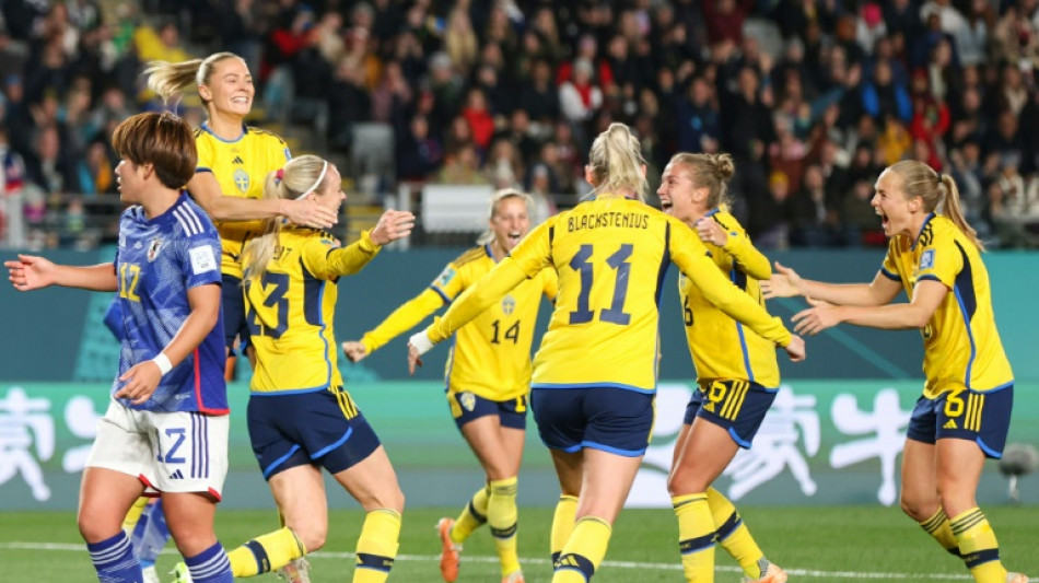 Su&eacute;cia vence Jap&atilde;o (2-1) e vai enfrentar Espanha nas semifinais da Copa feminina