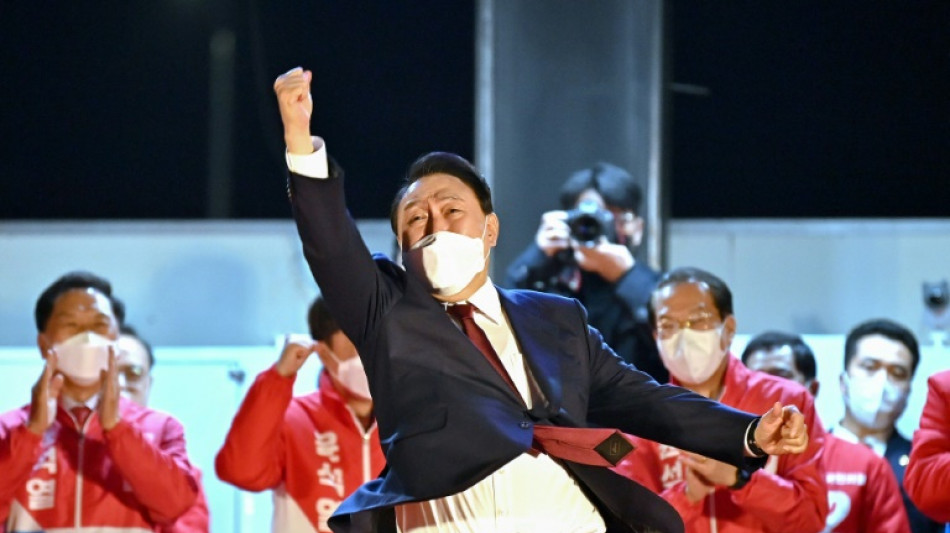 El opositor conservador Yoon Suk-yeol, elegido presidente de Corea del Sur