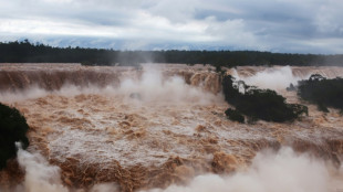 D&eacute;bit record aux chutes d'Iguazu, passerelles inond&eacute;es
